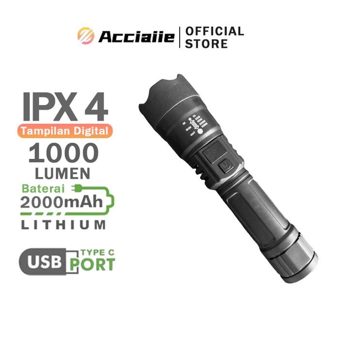 Acciaiie Senter Kepala Untuk Mancing Led Super Terang Senter Jjarak Jauh Senter Paling Terang