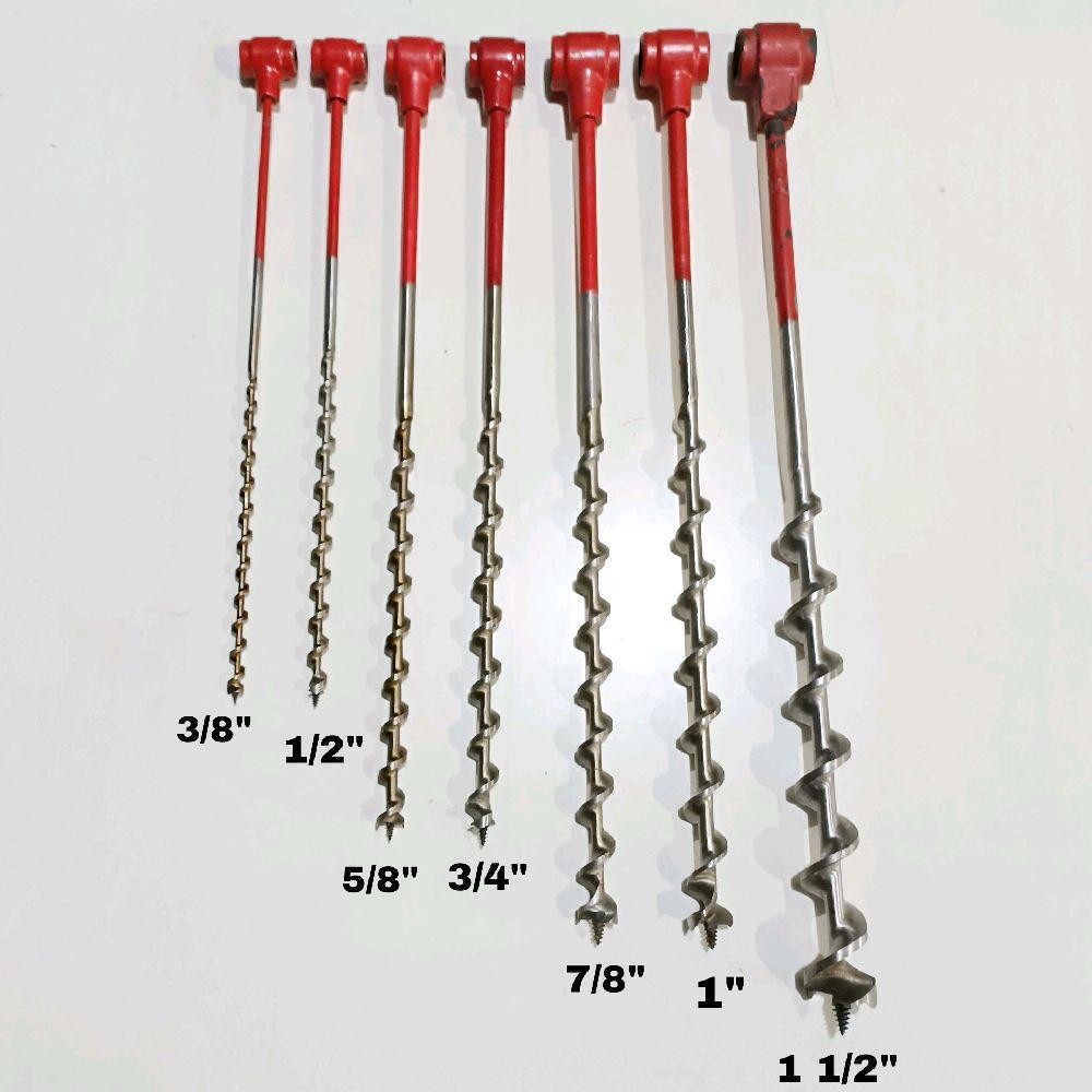 Mata Bor Kayu Manual Fukung 3/8" - Bor Tangan Putar 3/8 inch - Bor Naga - Mata Bor Kayu Panjang Nage