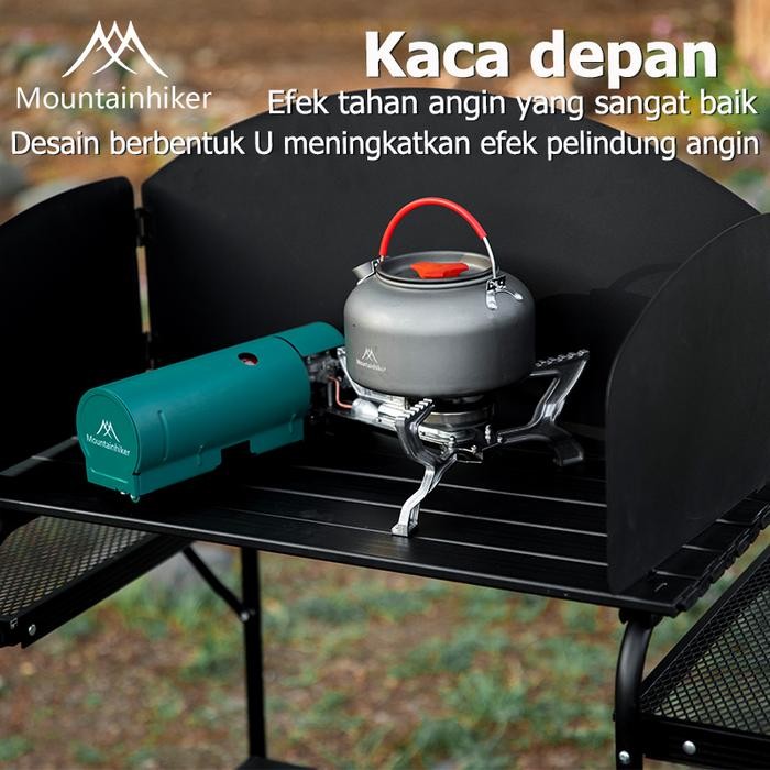 Meja Dapur Camping, Dapur Lipat, Meja Dapur Memasak Mountainhiker, Bahan Aluminium, Dapat Dilipat,