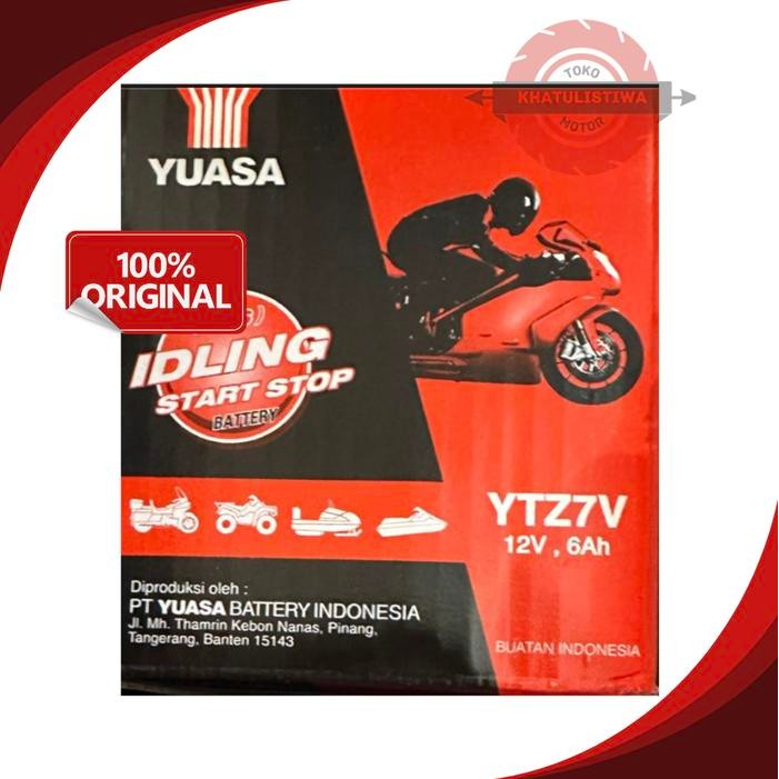 Aki Yuasa Nmax Klx 150 Aerox 155 Lexi Freego Ytz7V Original 100%