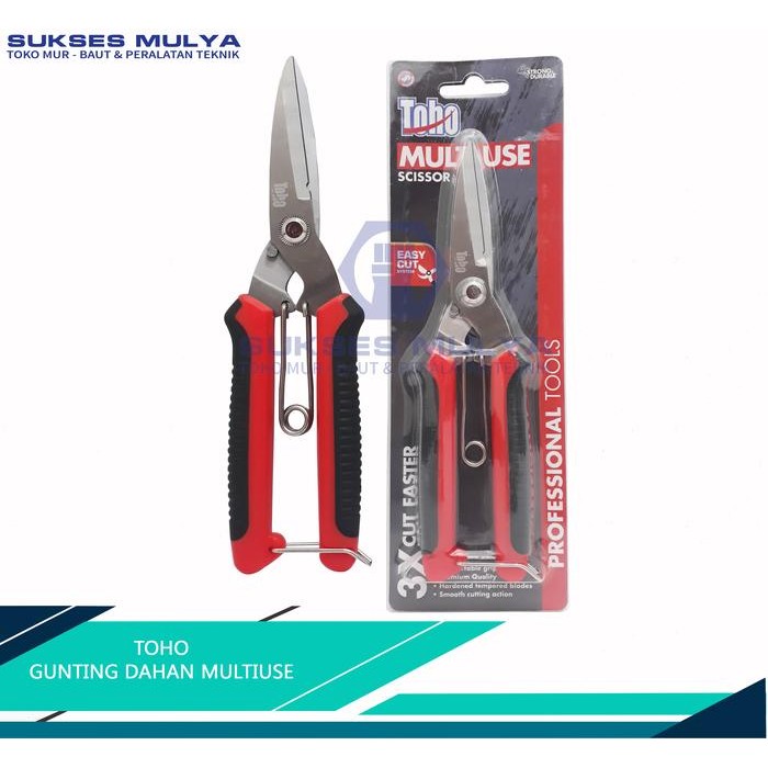 TOHO Gunting Dahan Lurus Multiuse Gunting Bunga