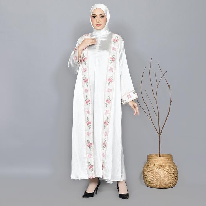 New Zakia Abaya Raya Series Cradenza Silk Premium Gamis Remaja Muslim Wanita Dress Lebaran