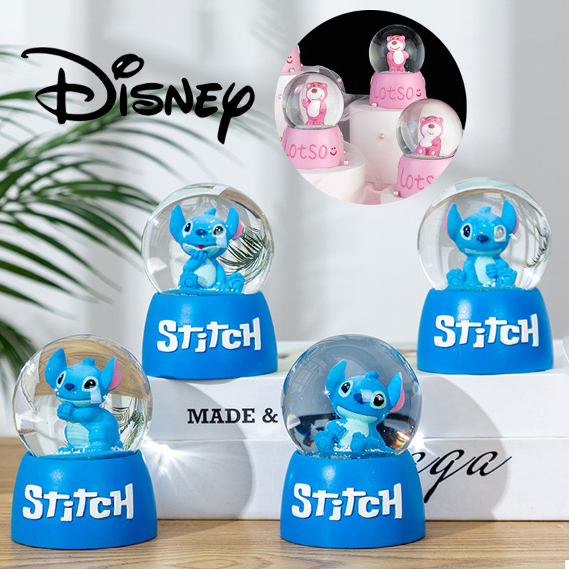 1PC Disney Crystal ball SnowWhite StellaLou Transparent Glass LED Ball Light up Christmas decoration