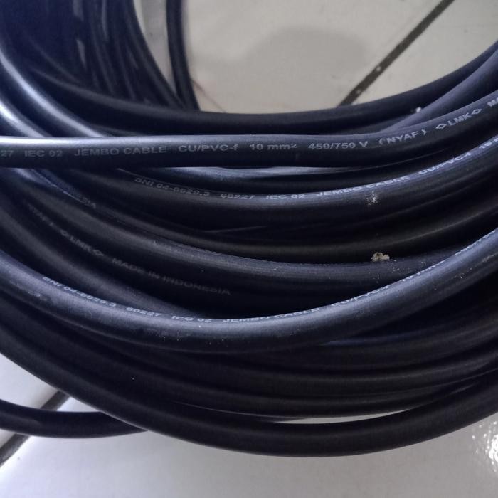 jbh3- Kabel Jembo Nyaf 10Mm Meteran Hitam