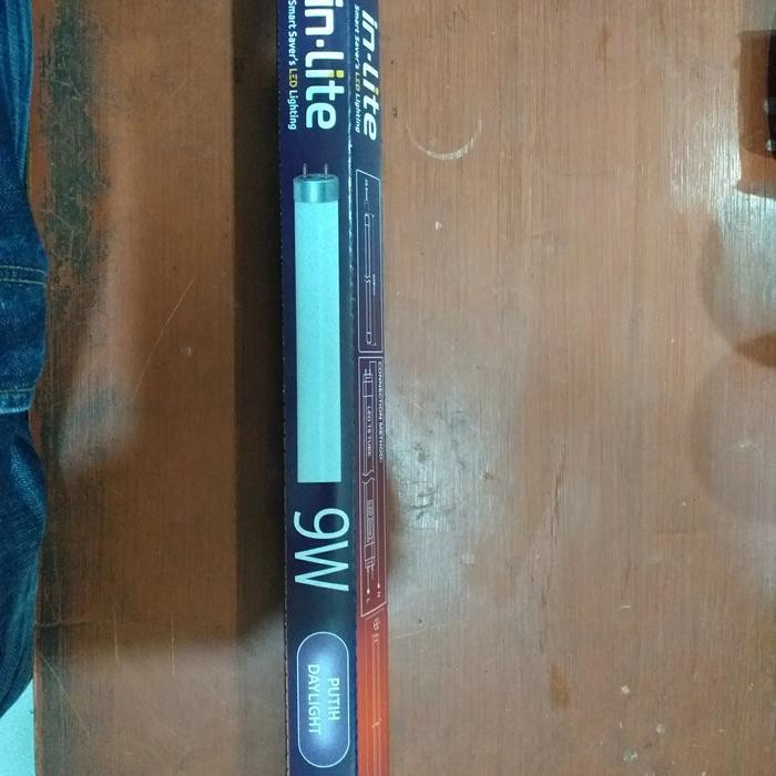 dfue- Lampu Tl Inlite 9Watt Putih, 60Cm