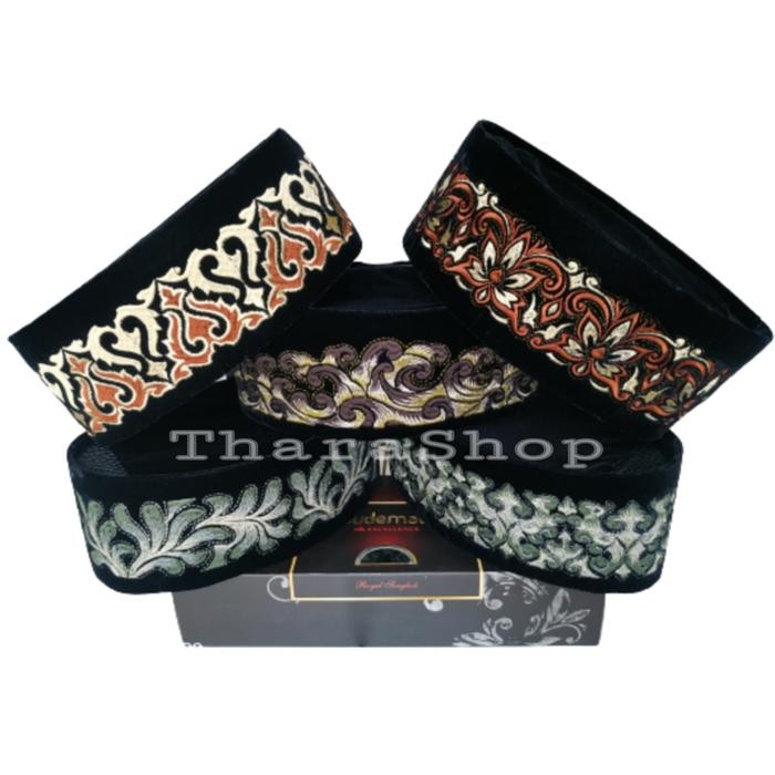 ORIGINAL Peci Songkok Sudemala IMPERIAL BORDIR SPECIAL AC Tinggi 9 cm Kopiah READY STOCK