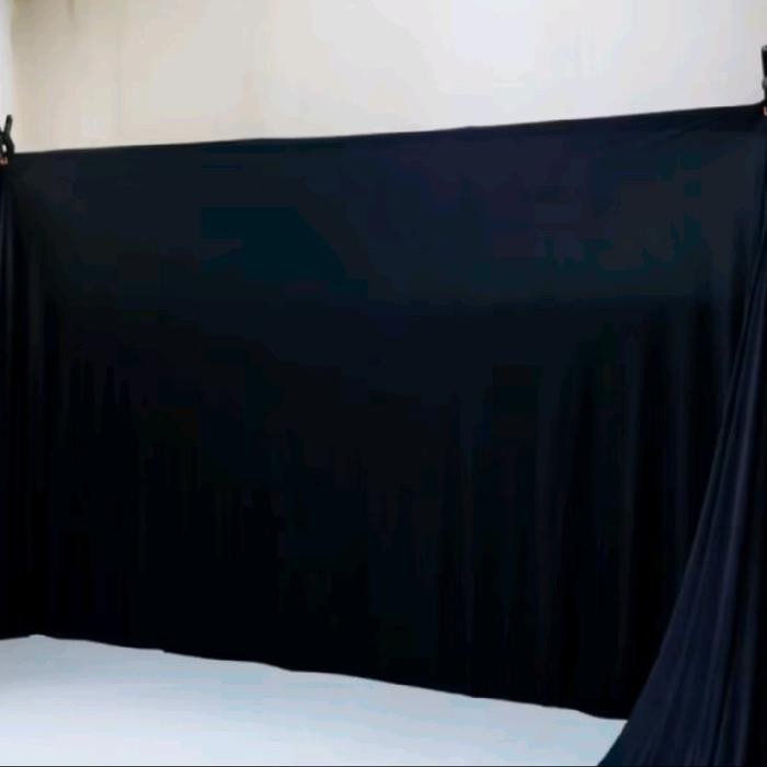 Sale Kain Polos Meteran Hitam Dan Putih Lebar 240 Cm / Kain Hitam Polos 1 Roll / Kain Putih Polos 1