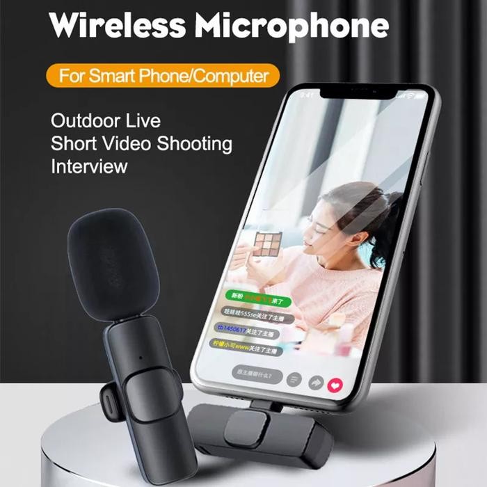 imjf- Movio Mic Wireless Lavalier - Mic Clip On / Mic Live Streaming Podcast