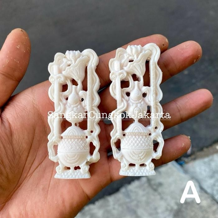 ORIGINAL Longsan Ukir Sangkar Cungkok Pleci Bahan Resin Peninggi Tangkringan Ukir READY STOCK