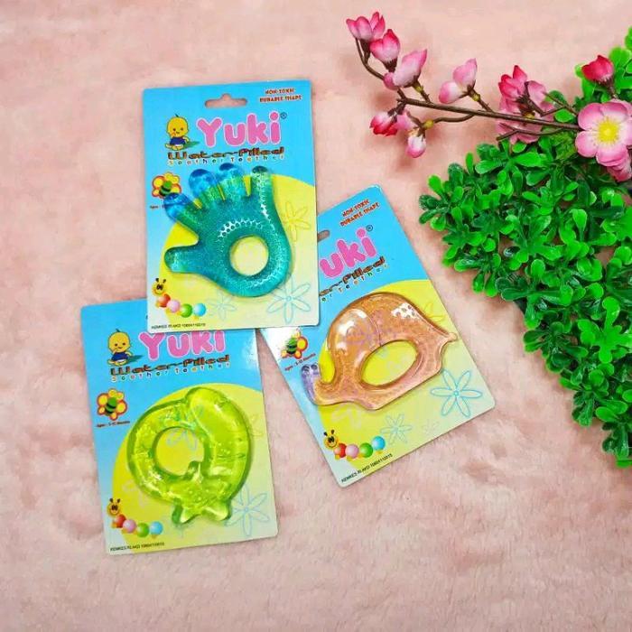Bisa Gosend 1Pcs Gigitan/Mainan Bayi Yuki Waterpilled Teether
