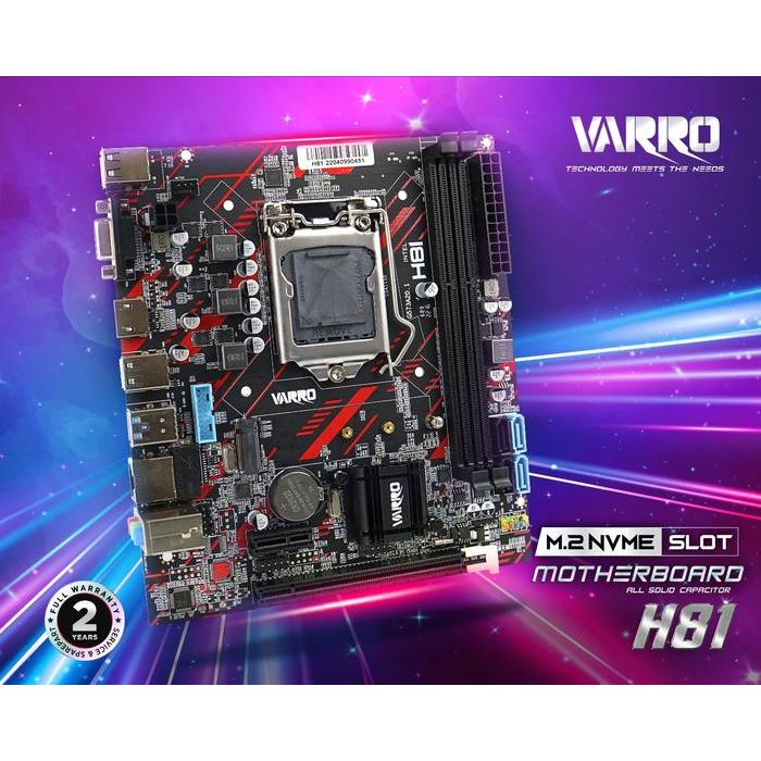 TERBARUUU MOTHERBOARD VARRO H81V-R3 LGA1150