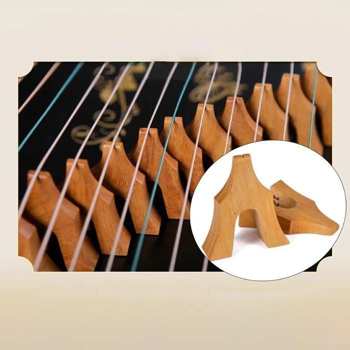 TERBARU Portable 21 String Guzheng Chinese Traditional Wood Finger Practice Mini Guzheng Musical