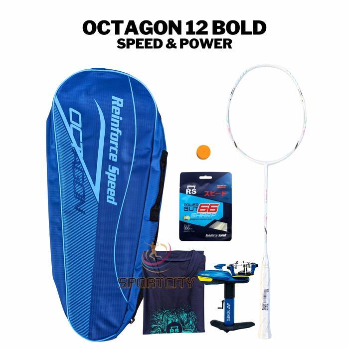 Raket Badminton RS Reinforce Speed OCTAGON 01 Control 21 Prof 12 Speed Power Original