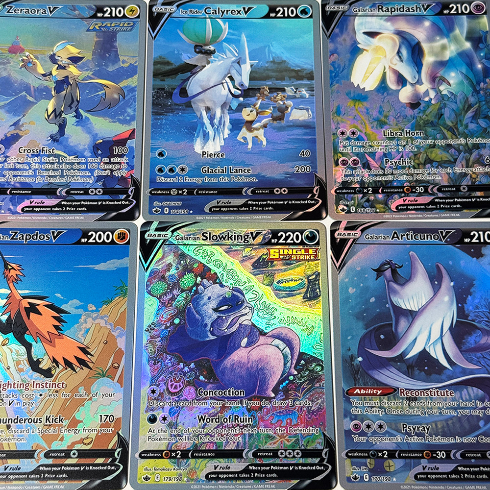 PKM V Cards Foil Game Cards Garchomp/Origin Forme Palkia/Galarian Articuno/Galarian