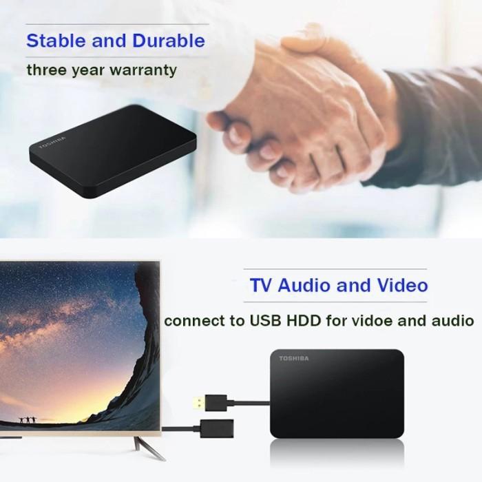 Toshiba Canvio Basic 4TB/2TB/1TB HD Hardisk Eksternal / SSD External USB 3.0 Portable Hardisk