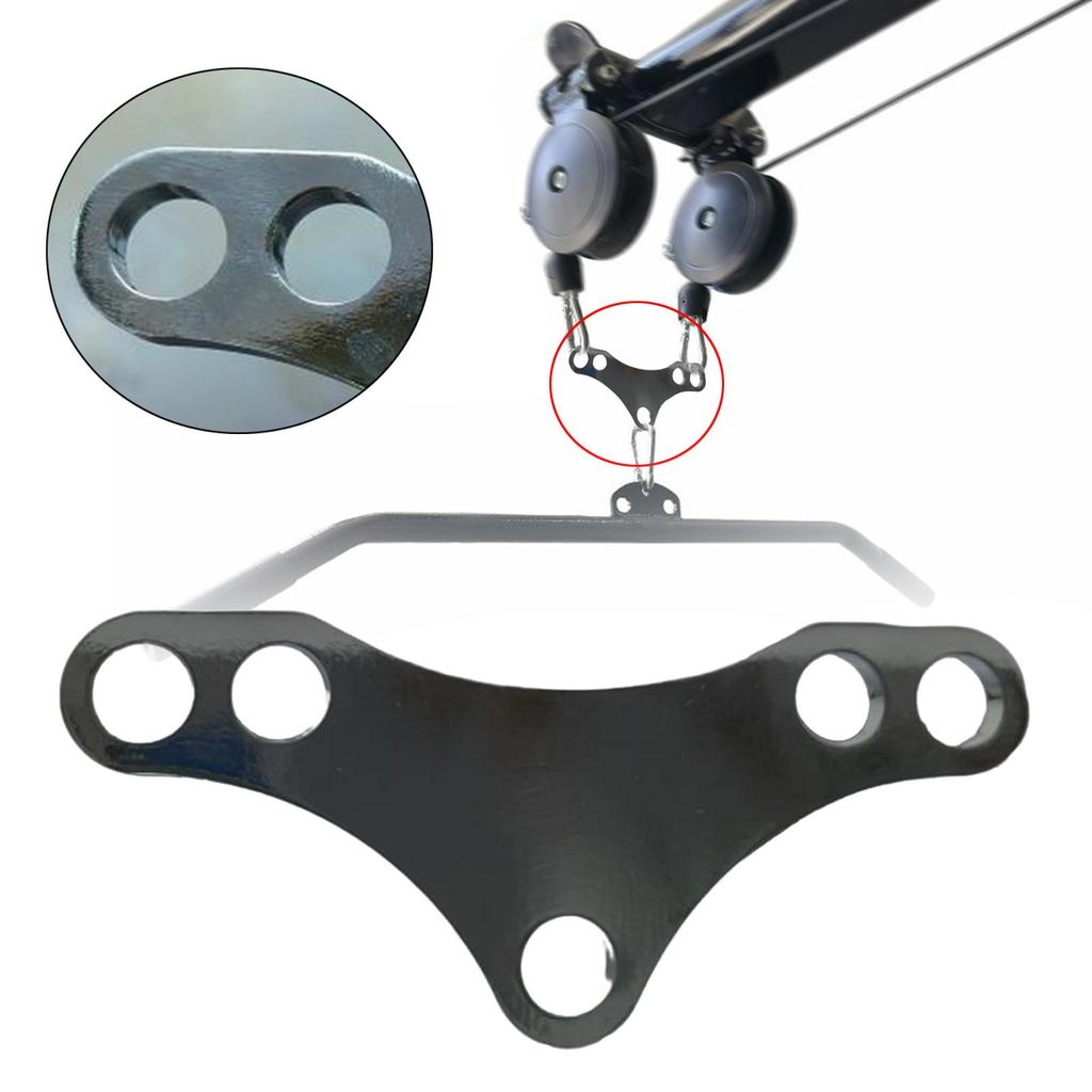 Pull Down Bar Cable Machine Attachment Double To Single Ad Plate Fitness Spreader Bar Fitness