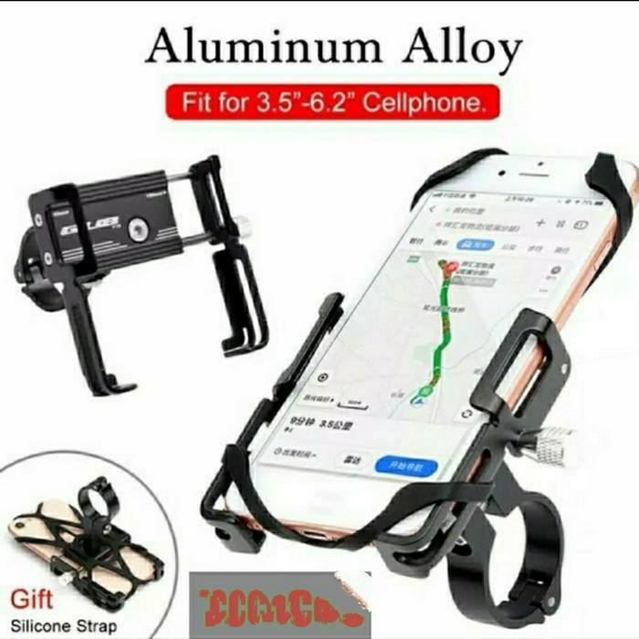 Holder Hp Gub P10 Stang Sepeda Motor Adv Pcx Crf Xabre Verza Universal Terbaru 