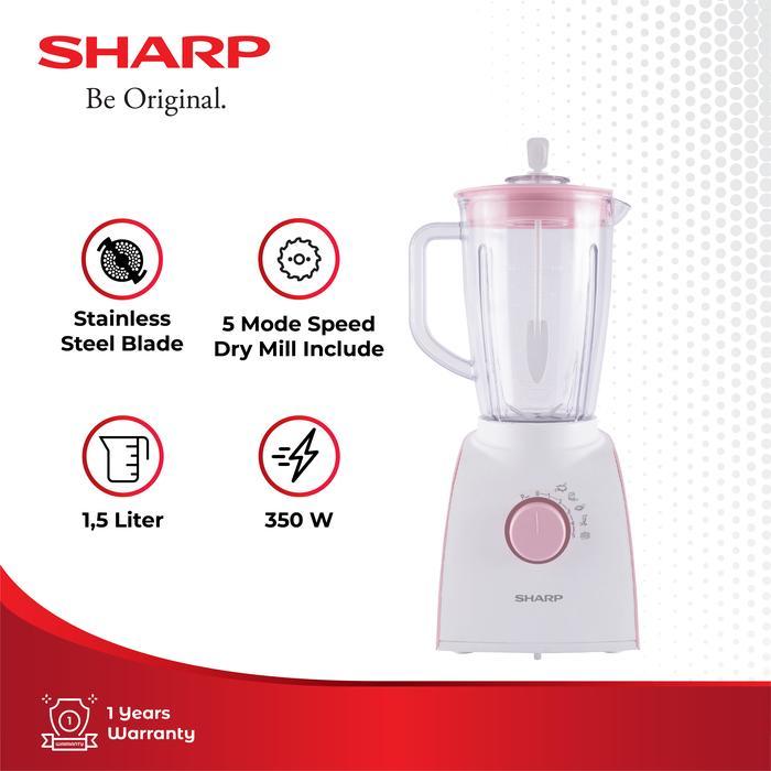 Sharp Blender EM-152P-PK Low Watt 350 Watt Consumption