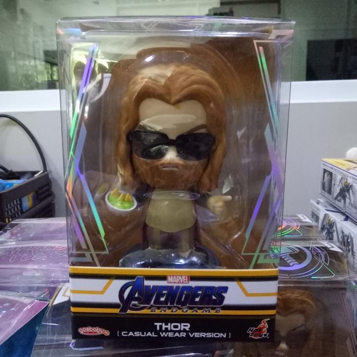 HOT SALE HOTTOYS COSBABY AVENGERS END GAME : THOR CASUAL WEAR / FAT THOR TERMURAH