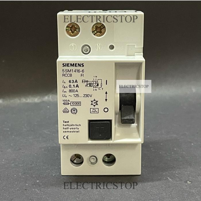 Siemens Rccb 2P 63A #Gratisongkir