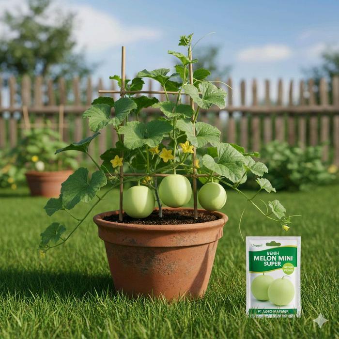benih melon mini kemasan premium