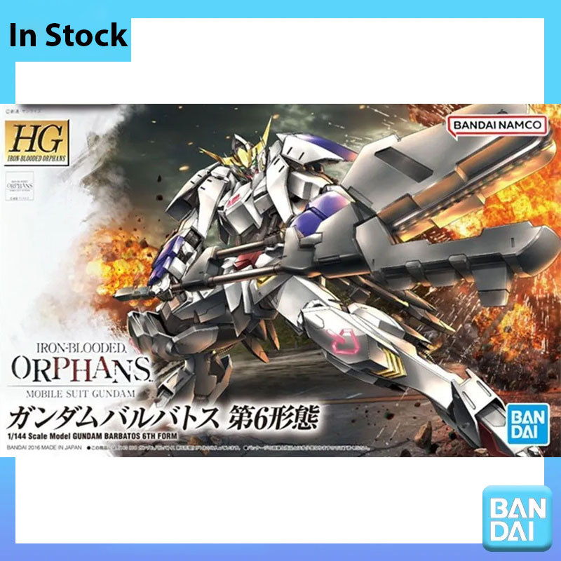 Bandai 100% Genuine Gundam Model Kit Anime Figure HG IBO 1/144 Barbatos 6TH Form Anime Action Figure