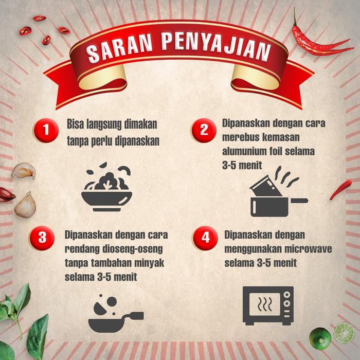 Asli Rendang Gadih - Paket 3 Pcs Rendang Sapi Iris @ 250 G Termurah