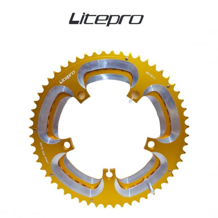 Chainring Litepro Double 56-46 T 56 - 46 T Bcd 130