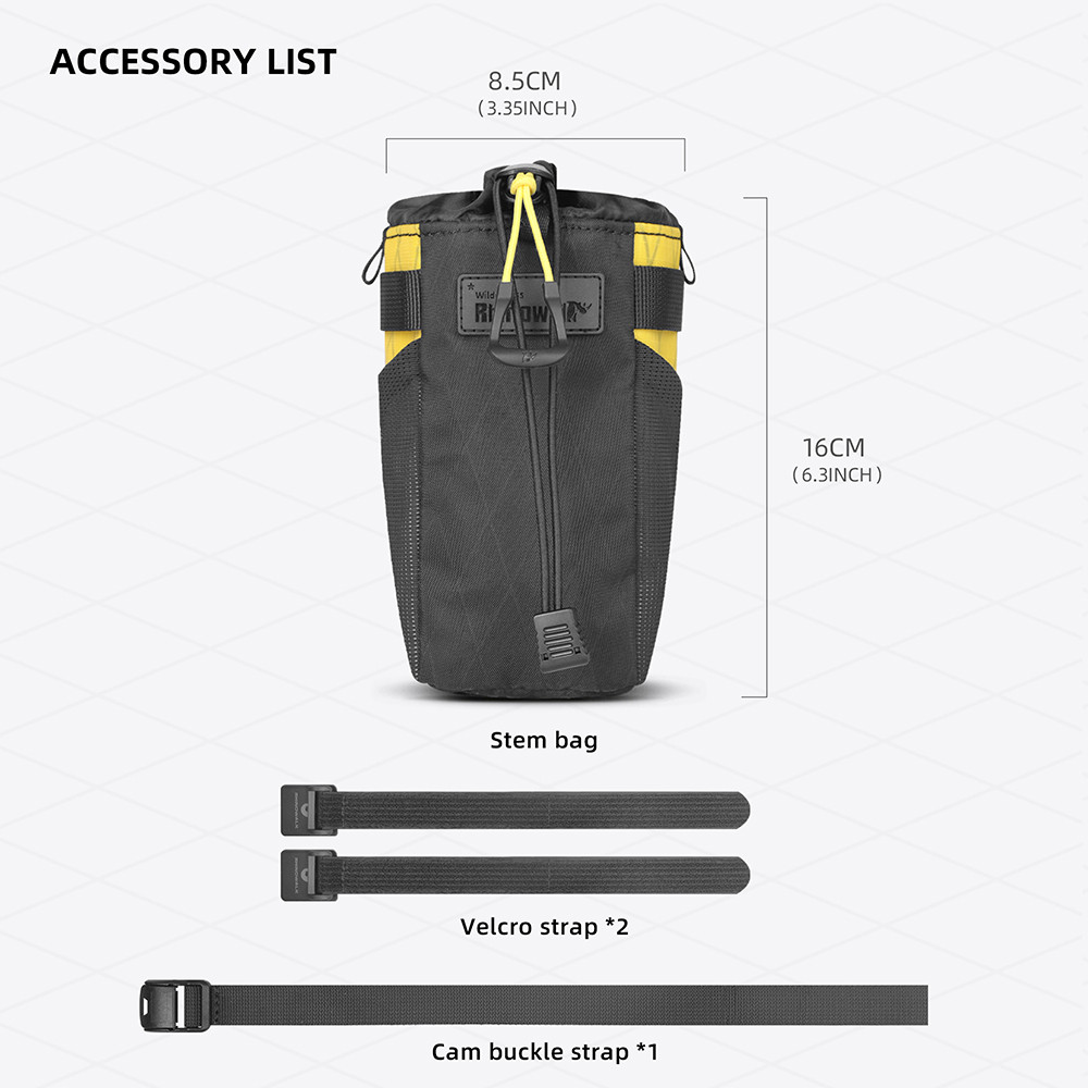 Rhinowalk Bicycle Water Bottle Bag, City Commuter Cycling Bag Bike Cycling Water Bottle Carrier Bike