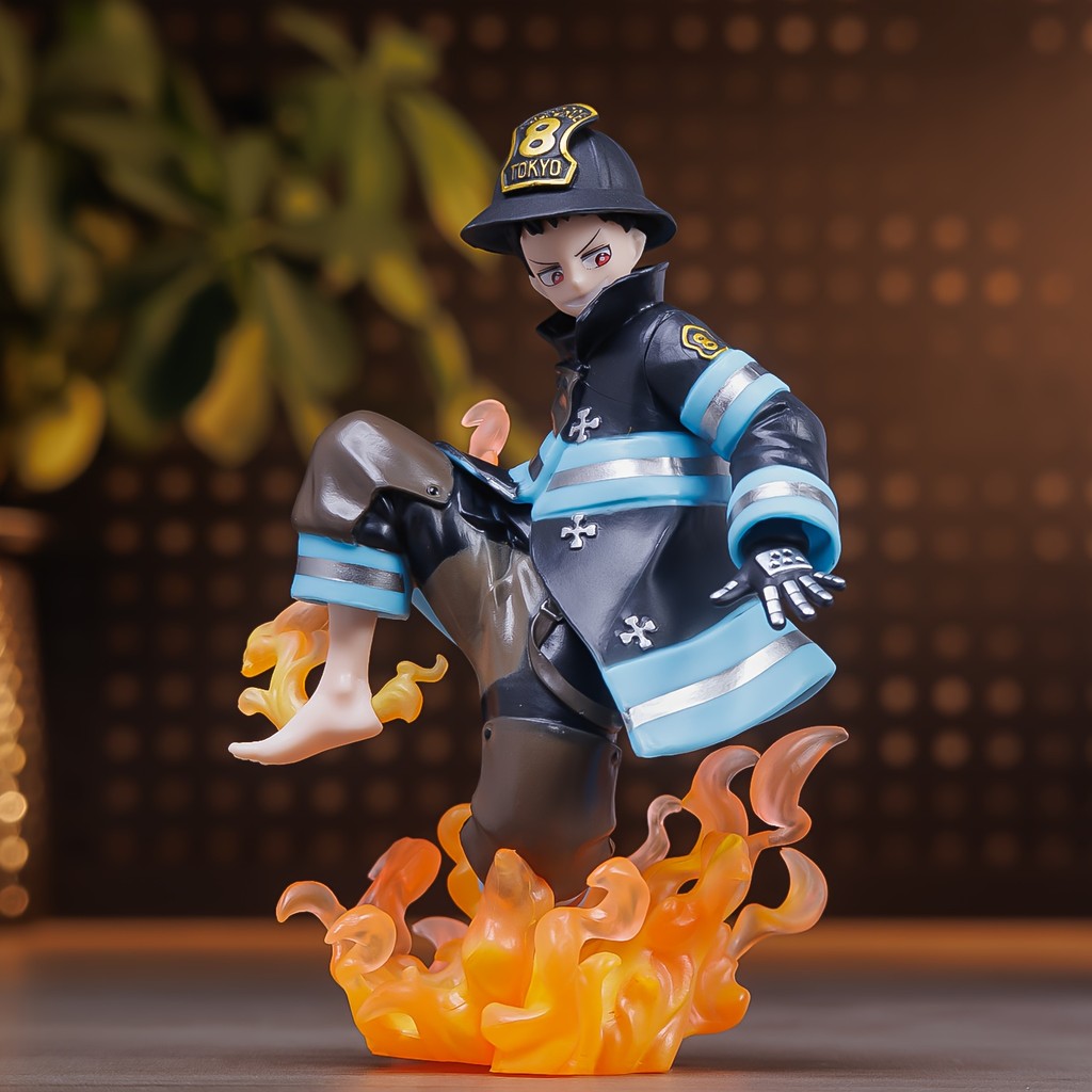Enen no Shouboutai (Fire Force) Shinra Anime Character Statue Model Collectible Figure Toy