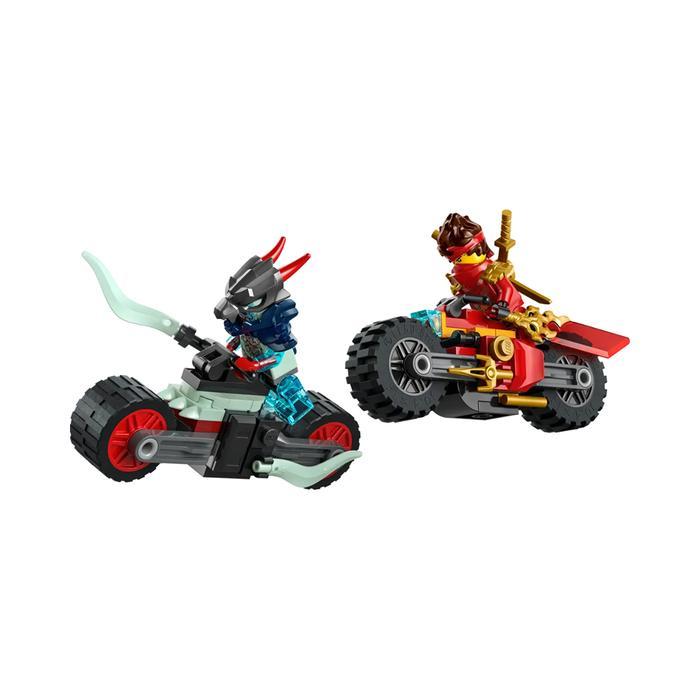 Lego Ninjago Kais Motorcycle Speed Race Set 79 Pcs 71838 - Merah/Biru Kids Toy Toys Block Bricks Set