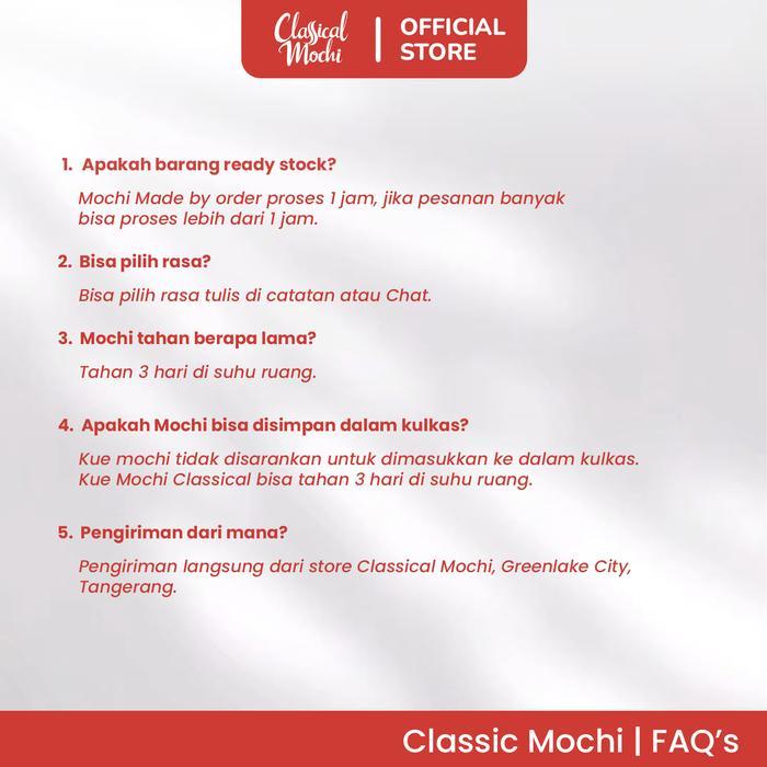 Premium Kue Mochi Enak ( Box Isi 12 ) - Classical Mochi Original