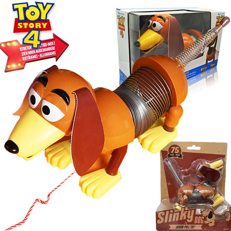 Disney Pixar Toy Story 4 Stretch Slinky Dog Sheepherder Action Figures Toys Slinky Dog Animal Anime