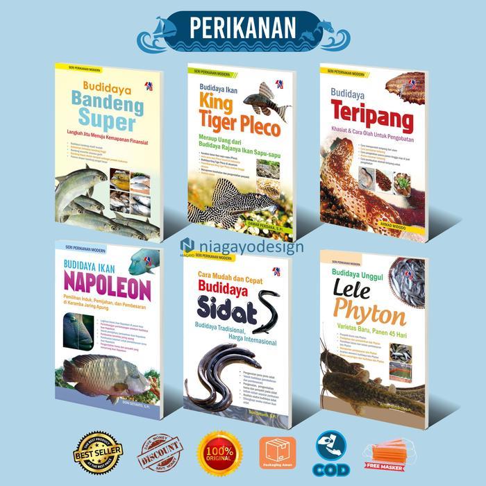Buku Budidaya Bandeng Super / Budidaya Ikan King Pleco / Budidaya Ikan Napoleon / Budidaya Teripang