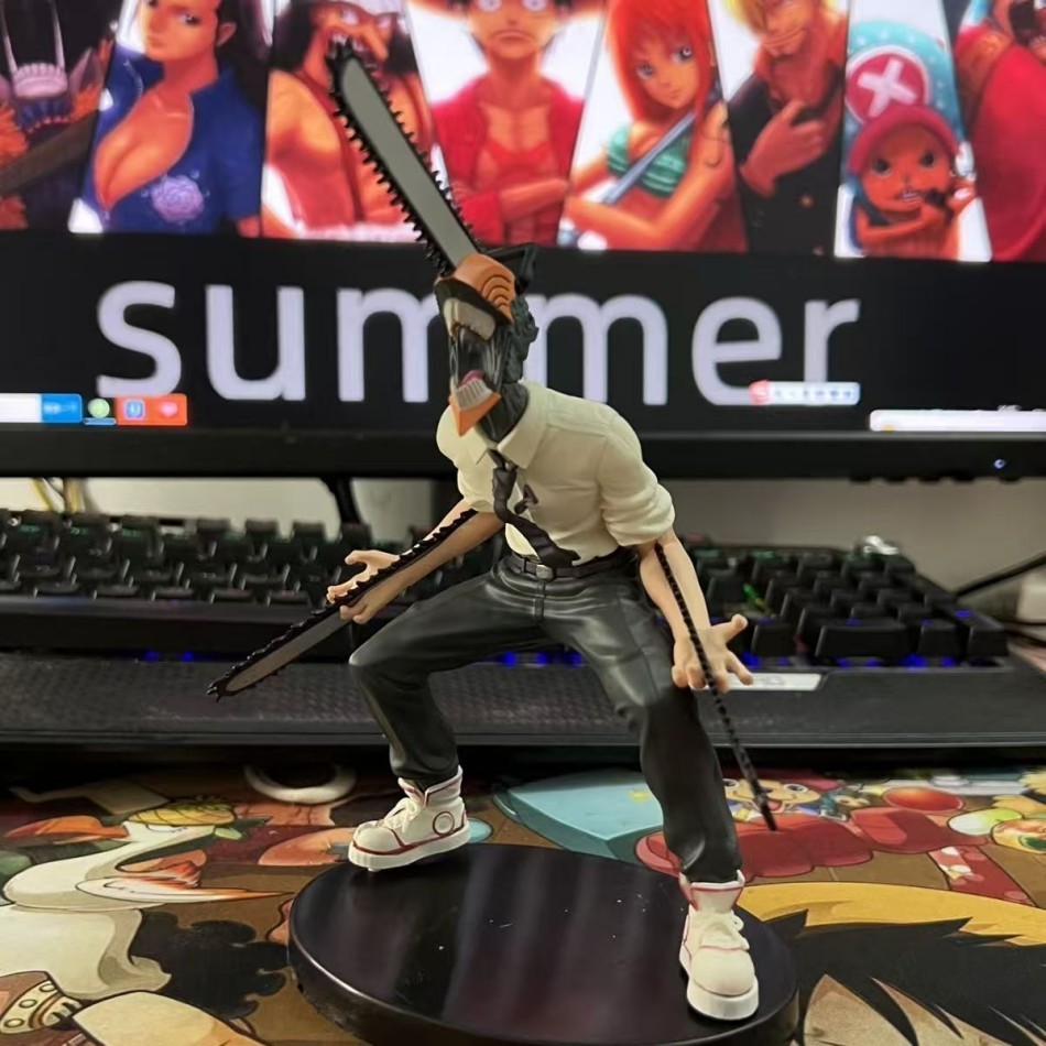 HOT chainsaw man anime figure power denji action figure pvc chainsaw man power statuette pvc adult