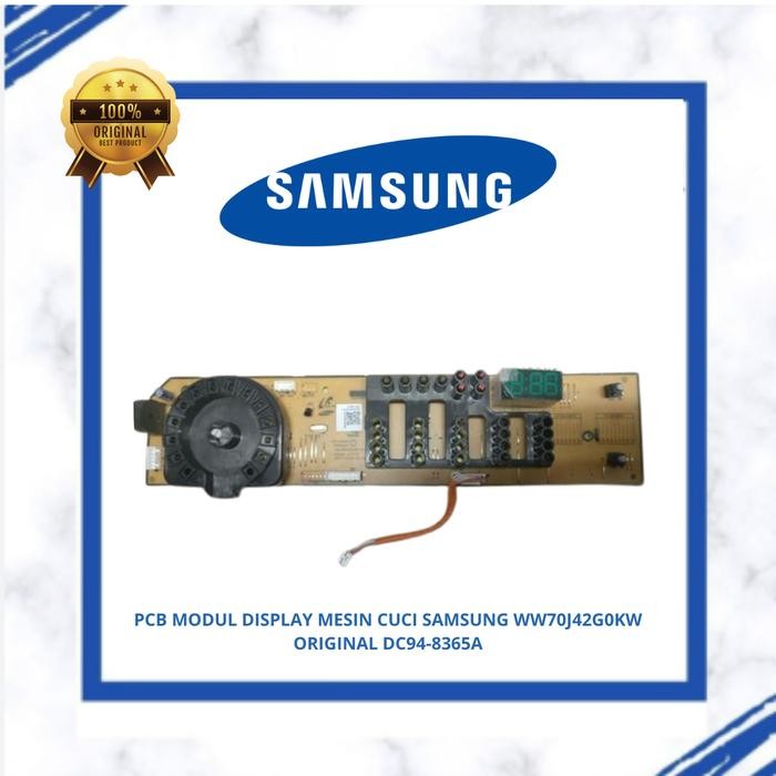 PCB MODUL DISPLAY MESIN CUCI SAMSUNG WW70J42G0KW ORIGINAL DC94-8365A