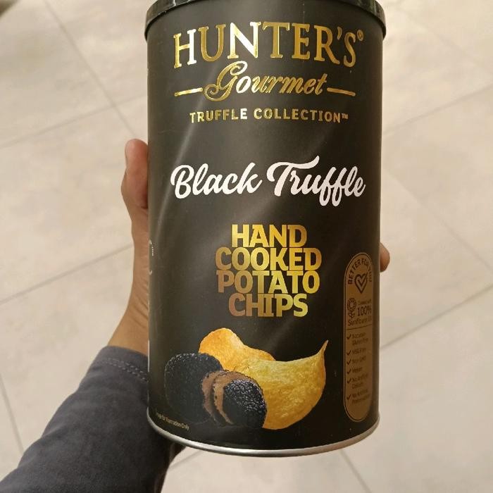 

HUNTERS GOURMET BLACK TRUFFLE POTATO CHIPS 150GR