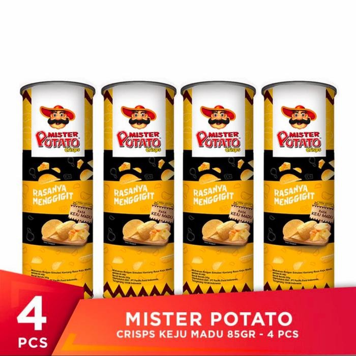 

MISTER POTATO CRISPS KEJU MADU 85GR -4 PCS