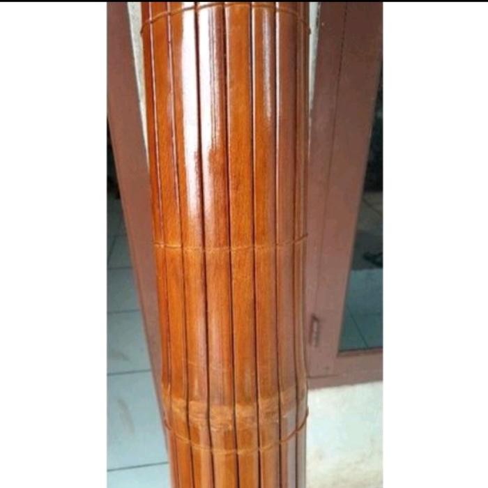 krey/tirai bambu sawit plitur