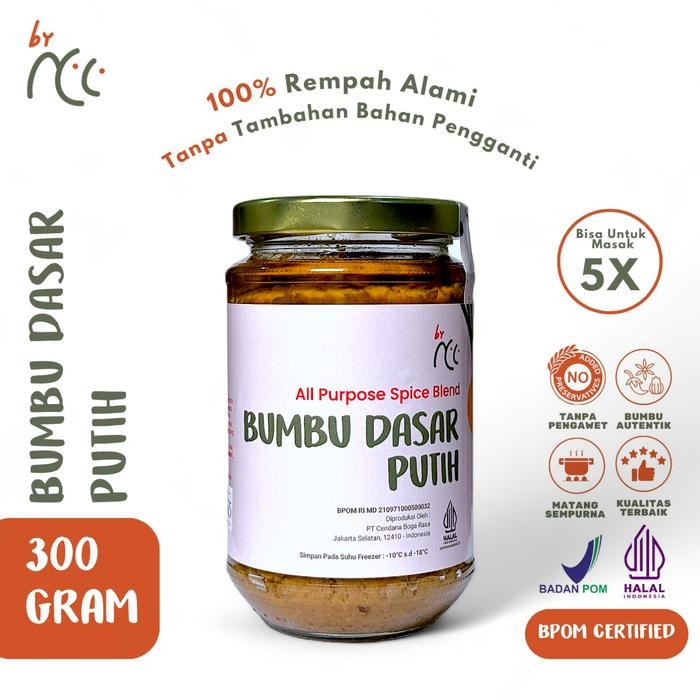 

Stok Baru By NCC Bumbu Dasar Putih 300gr Bumbu Opor, Nasi Uduk
