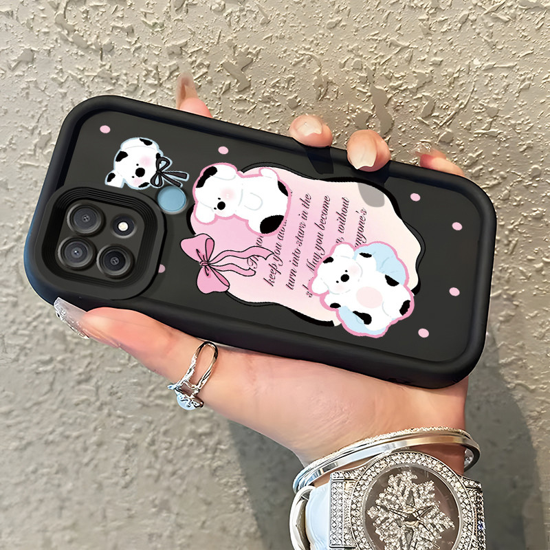 Casing Hp Untuk OPPO A15 A15s A35 Case Puppy Stiker Softcase Silikon Kesing ponsel Cesing telepon Ka