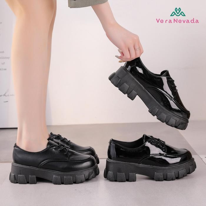 Aldo Ventelas - Sepatu Winter Wanita Sneakers Wedges Shoes Black 1169