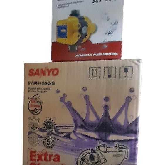 POMPA BOOSTER SANYO OTOMATIS BOOSTER POMPA PENDORONG SANYO OTOMATIS