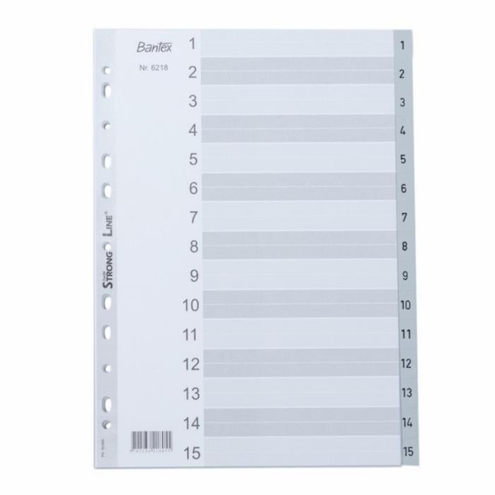 

Terbaru! Bantex Numerical Indexes A4 1-15 Index (15 Pages) #6218-05
