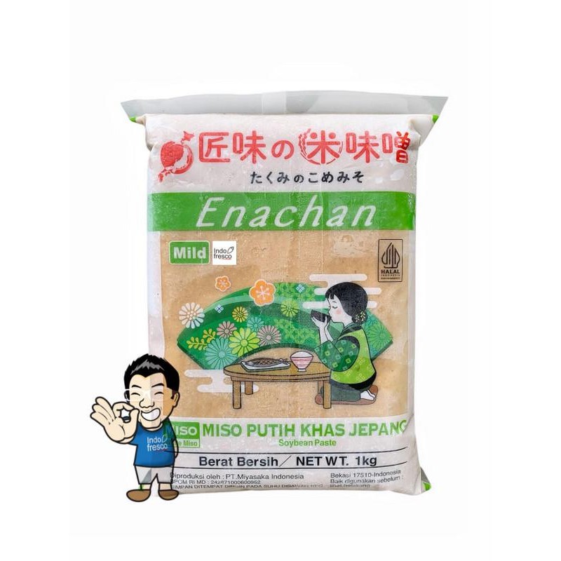 

TERLARIS Enachan Shiro Miso Paste- Pasta Miso Tauco ala Jepang 1 Kg READY STOCK