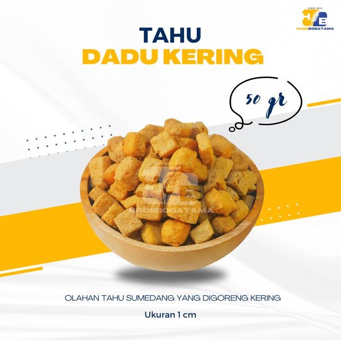 

Pilihan- Tahu Dadu Kering 1 Ball 50 Bks / Tahu Sumedang Dipotong Dadu Siap Santap Atau Siap