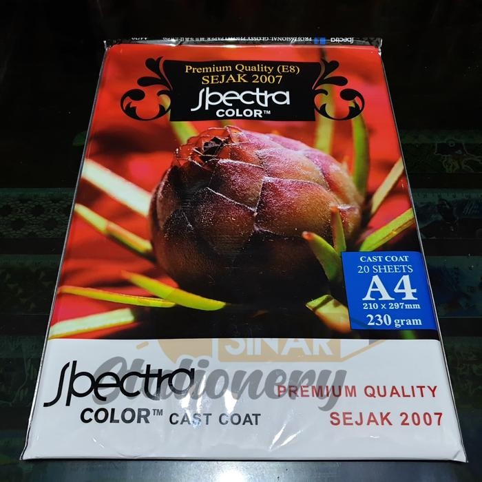 

Pilihan- Kertas Photo Glossy 230Gr Spectra