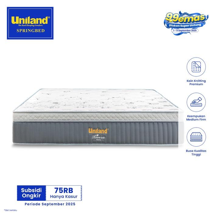 Uniland Springbed Rivera Emira Plushtop Hanya Kasur