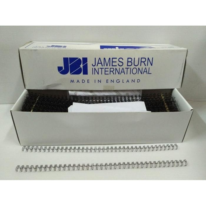 

SPIRAL KAWAT F4 3:1 NO. 4 (1/4") JBI - HITAM (BOX ISI 100 BATANG) - SPIRAL JILID BUKU BINDER