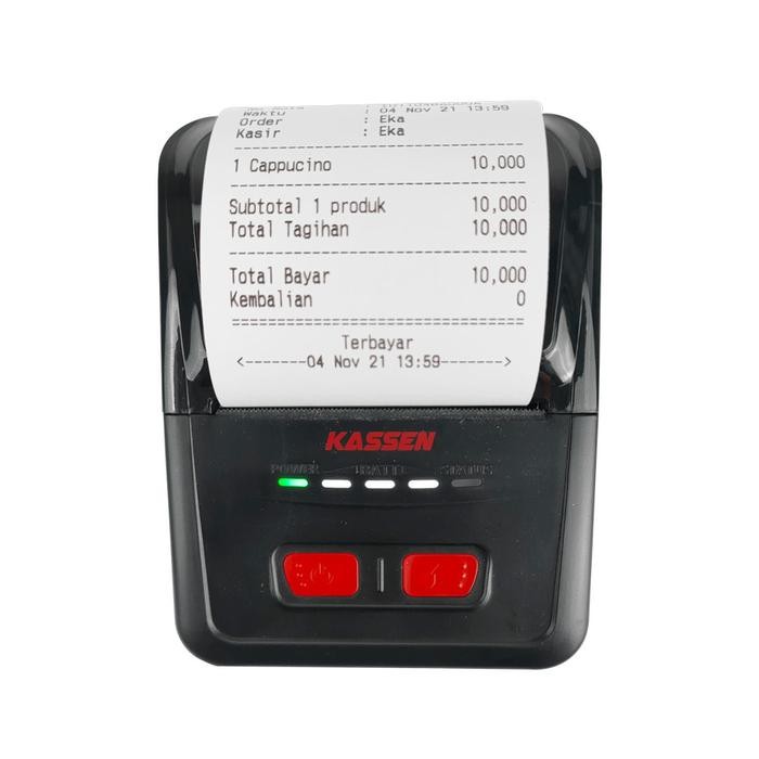 

PORTABLE PRINTER THERMALL 58MM KASSEN MT200 BLUETOOTH - KASSEN MT200VL